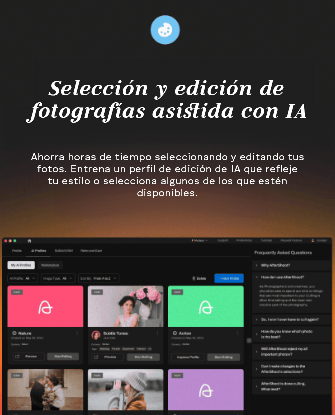 Edicion y seleccion de fotografias con AI